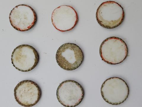 WW2 German Nazi Third Reich NSDAP glass Winterhilfe tokens with swastika lot of 9 WW2 German Nazi Third Reich NSDAP glass Winterhilfe tokens with swastika lot of 9