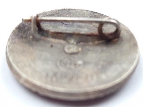 WW2 German Nazi Thrd Reich NSDAP membership pin rzm M1/129