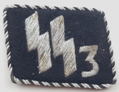 WW2 German Nazi uniform early Waffen SS SS-VT Standarte "Der Führer" OFFICER collar tab flat wire ss runes tunic removed