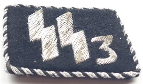 WW2 German Nazi uniform early Waffen SS SS-VT Standarte "Der Führer" OFFICER collar tab flat wire ss runes tunic removed