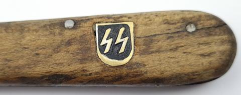 WW2 German Nazi Waffen SS combat pocket knife field gear weapon