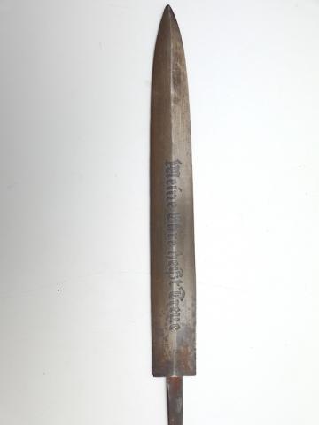 WW2 German Nazi Waffen SS early dagger blade RZM boker eickhorn rohm himmler chained WW2 German Nazi Waffen SS early dagger blade RZM boker eickhorn rohm himmler chained