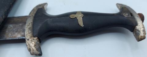 WW2 German nazi Waffen SS early enlisted SS Dagger by RZM dague allemande a vendre origina