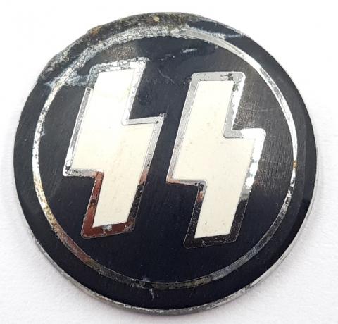 WW2 German Nazi Waffen SS enamel membership pin by RZM