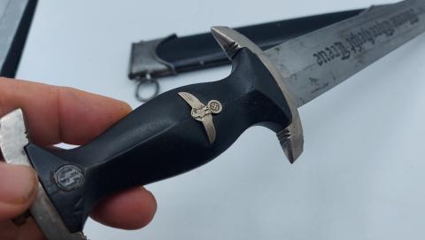 WW2 German Nazi Waffen SS enlisted early SS dagger by RZM m7/6 1939 original for sale
