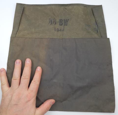 WW2 German Nazi Waffen SS field combat large bag marked SS-BW original ss tunic