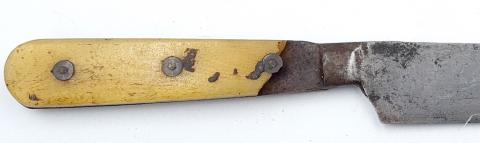 WW2 German Nazi Waffen SS hunting knife with ss dagger motto on the blade WW2 German Nazi Waffen SS hunting knife with ss dagger motto on the blade