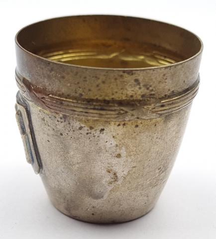 WW2 German Nazi Waffen SS membership shooter cup silverware stamped WW2 German Nazi Waffen SS membership shooter cup silverware stamped
