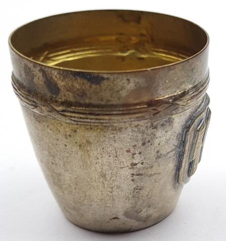WW2 German Nazi Waffen SS membership shooter cup silverware stamped WW2 German Nazi Waffen SS membership shooter cup silverware stamped
