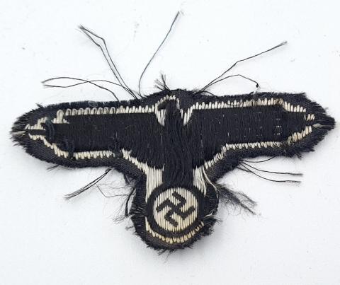 WW2 German Nazi Waffen SS NCO tunic sleeve cloth eagle insignia patch