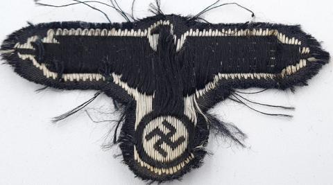 WW2 German Nazi Waffen SS NCO tunic sleeve cloth eagle insignia patch