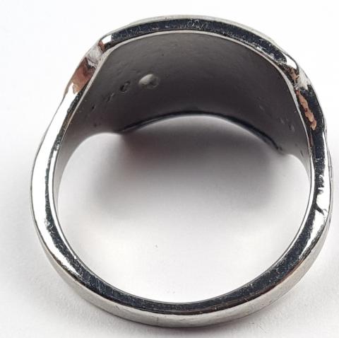 WW2 German Nazi Waffen SS totenkopf silver ring for sale a vendre original wwii WW2 German Nazi Waffen SS totenkopf silver ring for sale a vendre original wwii
