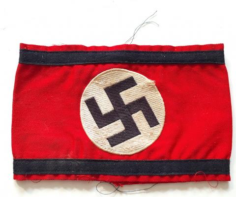 WW2 German Nazi Waffen SS uniform tunic removed armband original a vendre brassard allemand