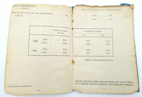 WW2 German Nazi Wehrmacht officer Soldbuch ID panzer waffen ss wehrpass