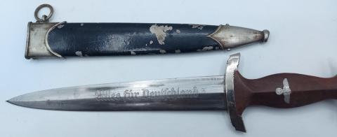 WW2 GERMAN RARE NSKK N.S.K.K DAGGER RZM M7/42 WKC original for sale