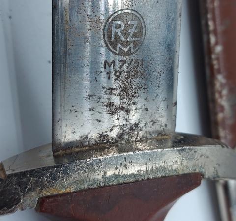 WW2 German SA dagger by RZM M7/51 1938 Anton Wingen Jr, Solingen