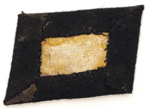 WW2 GERMAN WAFFEN SS NORVEGIAN VOLUNTEERS NCO COLLAR TAB RZM TAG TUNIC REMOVED