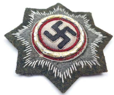 WW2 Heer Wehrmacht Army German Cross Cloth version badge patch award