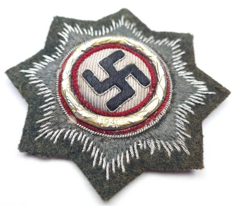 WW2 Heer Wehrmacht Army German Cross Cloth version badge patch award