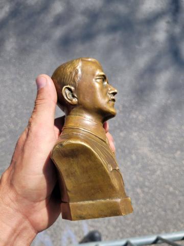 WW2 period third reich Adolf Hitler Fuhrer head bust statue nsdap original