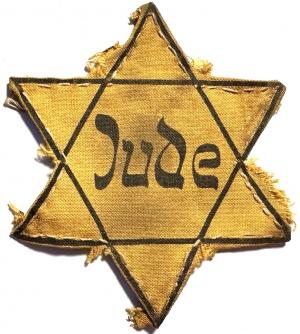 original WORN STAR OF DAVID JUDE for sale Jew Jewish Juden holocaust