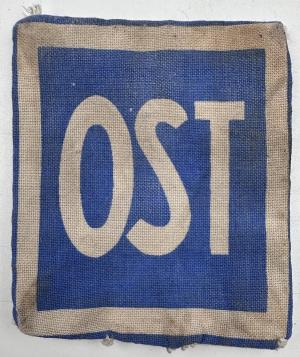 central and Eastern Forced Labor OST patch slave workers Ostarbeiter HOLOCAUST WW2