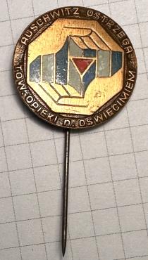 Concentration camp AUSCHWITZ Birkenau commemorative inmate survivor stickpin