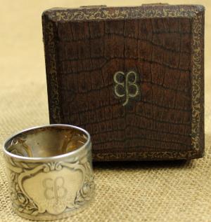 authenti original EVA BRAUN PERSONAL BELONGING SILVERWARe EB MONOGRAM FROM BERGHOF