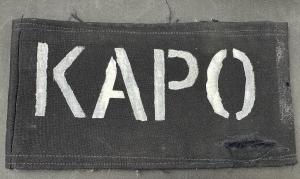 Ghetto Getto Jew Jewish police KAPO uniform removed armband original for sale