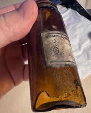 Holocaust JEWISH JEW Star of David pharmacy bottle Neustad O/S Prudnik Monastery