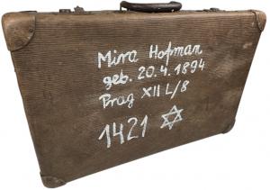Jewish Jews DEPORTATION OF GHETTO STAR OF DAVID suitcase with name address ID Getto Concentration Camp Holocaust
