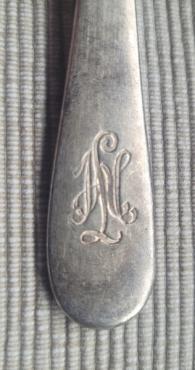 Leibstandarte WAFFEN SS Adolf Hitler LAH silver spoon marked silverware