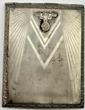 ww2 german uboat km kriegsmarine silverware cigarette case engraved and named