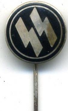 WW2 German Nazi Hoffstatter Bonn Ges Gesch Waffen SS membership stickpin 