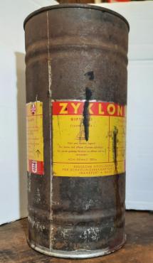 RARE WW2 Zyklon B canister poison YELLOW label gift original for sale extermination jew jewish holocaust