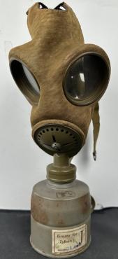 original Czech ZYKLON-B GAS MASK filter canister can concentration camps KL KZ