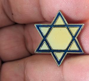 STAR OF DAVID pin badge Holocaust Jew Jewish Shoa original for sale etoile