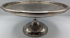Third reich Adolf hitler AH monogram silverware large TRAY from the BERGHOF eagle nest Fuhrer house
