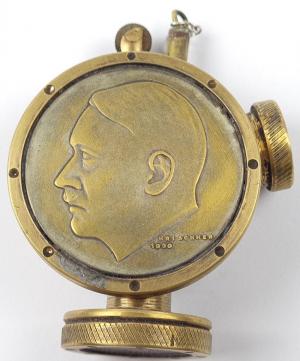 Third Reich patriotic Adolf Hitler AH NSDAP officer fancy lighter