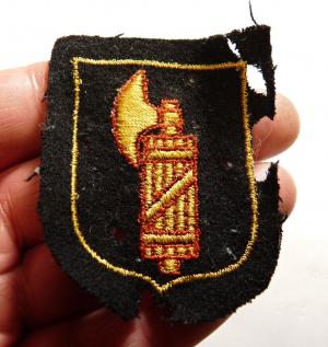 Waffen SS Italian volunteers sleeve uniform tunic patch original badge totenkopf 