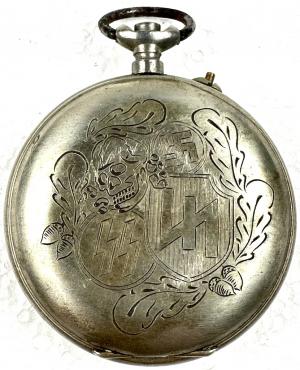 WAFFEN SS TOTENKOPF 2nd PANZER DIVISION DAS REICH POCKET WATCH