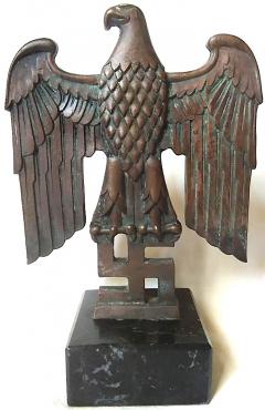 WW2 German Nazi early NSDAP desktop eagle Swastika original for sale