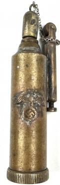 WW2 German Nazi early SA Brown Shirts Third Reich field lighter Swastika eagle WORKING