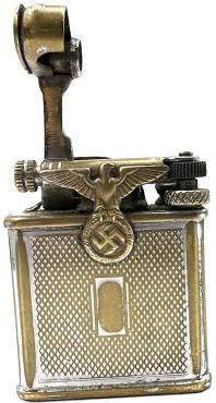 WW2 German Nazi early SA NSDAP named fancy lighter with eagle original