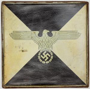 WW2 German Nazi early SCARCE Himmler Protection regiment high leader WAFFEN SS KFZ-Autostander sign SS-Hauptämter