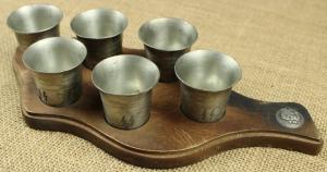 WW2 German Nazi WAFFEN SS TOTENKOPF silverware CUP SS runes skull