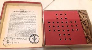 Hitler Youth HJ game board play with 3 Hitlerjugend 1942 stamps