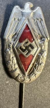 WW2 German Nazi Hitler Youth stickpin Hitlerjugend pin patriotic