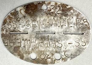 WW2 German Nazi PANZER PIONEER armored infanterie vehicules division Panzerpionierabteilung dogtag ID Schutzenpanzerwagen