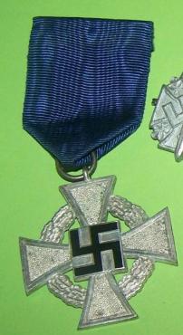 WW2 German Nazi Third Reich Civil Service Faithful Service Medal